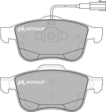 Motaquip LVXL1693 - Гальмівні колодки, дискові гальма autocars.com.ua