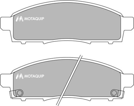 Motaquip LVXL1695 - Гальмівні колодки, дискові гальма autocars.com.ua