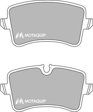 Motaquip LVXL1707 - Гальмівні колодки, дискові гальма autocars.com.ua