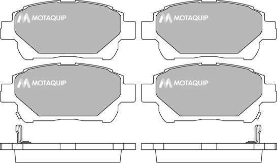 Motaquip LVXL1713 - Гальмівні колодки, дискові гальма autocars.com.ua