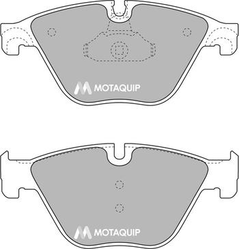 Motaquip LVXL1716 - Гальмівні колодки, дискові гальма autocars.com.ua