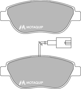 Motaquip LVXL1719 - Гальмівні колодки, дискові гальма autocars.com.ua