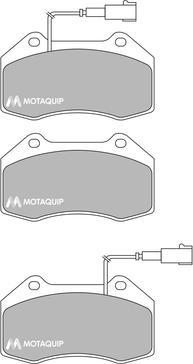 Motaquip LVXL1723 - Гальмівні колодки, дискові гальма autocars.com.ua