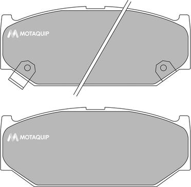 Motaquip LVXL1737 - Гальмівні колодки, дискові гальма autocars.com.ua