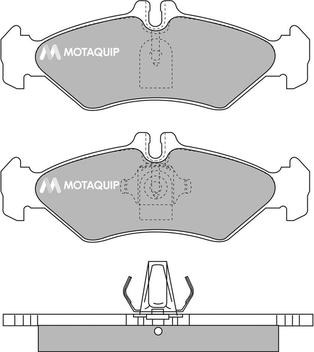Motaquip LVXL175 - Гальмівні колодки, дискові гальма autocars.com.ua