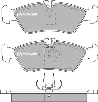 Motaquip LVXL184 - Тормозные колодки, дисковые, комплект autodnr.net