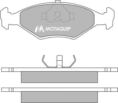 Motaquip LVXL198 - Гальмівні колодки, дискові гальма autocars.com.ua