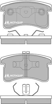 Motaquip LVXL200 - Гальмівні колодки, дискові гальма autocars.com.ua