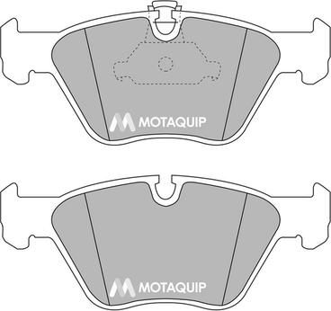 Motaquip LVXL202 - Гальмівні колодки, дискові гальма autocars.com.ua