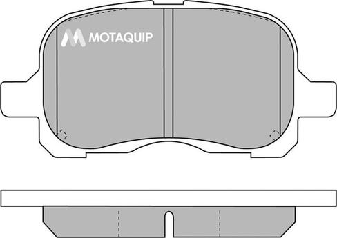 Motaquip LVXL209 - Гальмівні колодки, дискові гальма autocars.com.ua