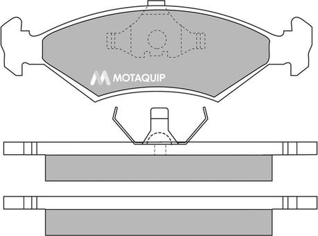 Motaquip LVXL231 - Гальмівні колодки, дискові гальма autocars.com.ua