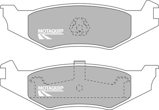 Motaquip LVXL242 - Гальмівні колодки, дискові гальма autocars.com.ua