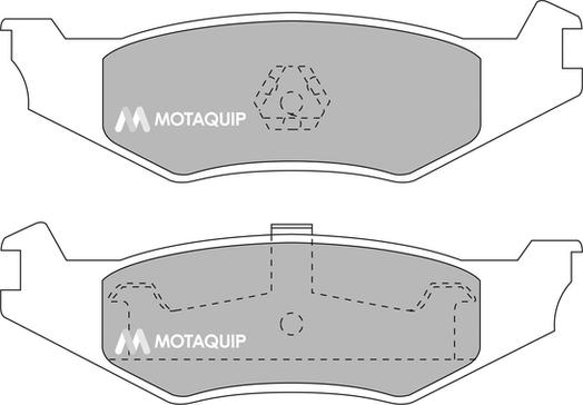 Motaquip LVXL242 - Гальмівні колодки, дискові гальма autocars.com.ua