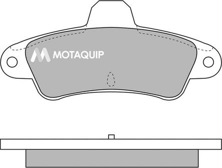 Motaquip LVXL271 - Гальмівні колодки, дискові гальма autocars.com.ua