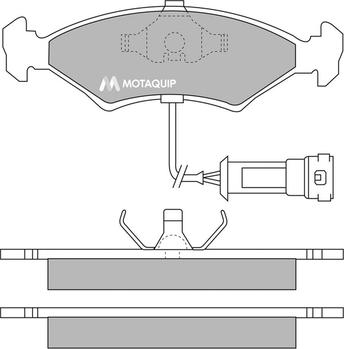 Motaquip LVXL275 - Гальмівні колодки, дискові гальма autocars.com.ua