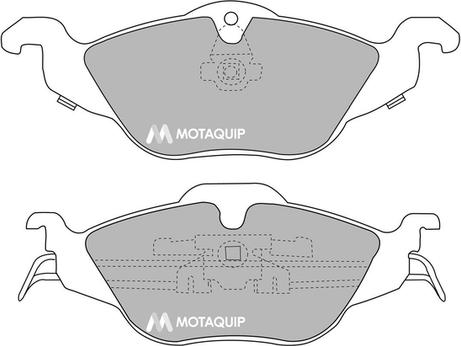 Motaquip LVXL287 - Гальмівні колодки, дискові гальма autocars.com.ua