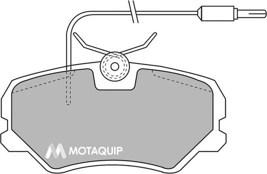 Motaquip LVXL311 - Гальмівні колодки, дискові гальма autocars.com.ua