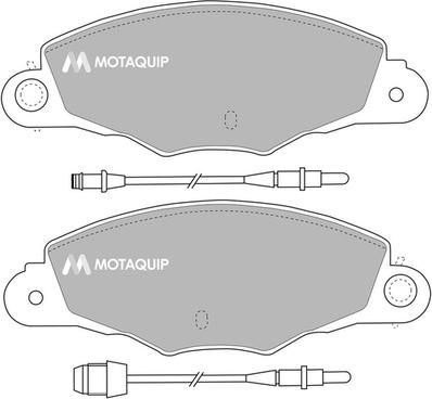 Motaquip LVXL319 - Гальмівні колодки, дискові гальма autocars.com.ua