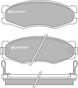 Motaquip LVXL346 - Гальмівні колодки, дискові гальма autocars.com.ua