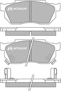 Motaquip LVXL365 - Гальмівні колодки, дискові гальма autocars.com.ua