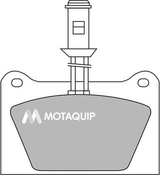 Motaquip LVXL382 - Гальмівні колодки, дискові гальма autocars.com.ua