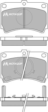 Motaquip LVXL383 - Гальмівні колодки, дискові гальма autocars.com.ua