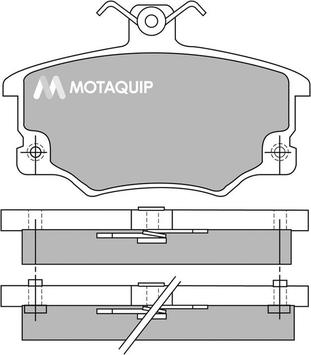Motaquip LVXL390 - Гальмівні колодки, дискові гальма autocars.com.ua