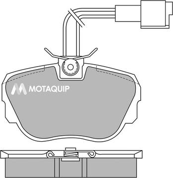 Motaquip LVXL399 - Гальмівні колодки, дискові гальма autocars.com.ua