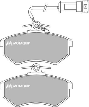 Motaquip LVXL427 - Тормозные колодки, дисковые, комплект autodnr.net