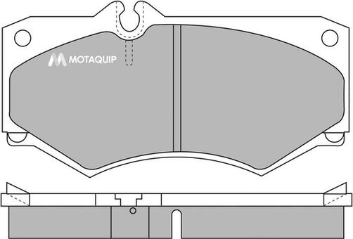 Motaquip LVXL448 - Гальмівні колодки, дискові гальма autocars.com.ua