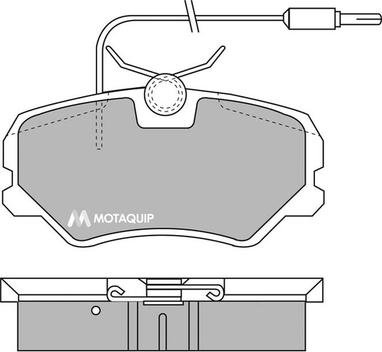 Motaquip LVXL488 - Тормозные колодки, дисковые, комплект autodnr.net