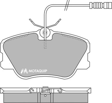 Motaquip LVXL500 - Гальмівні колодки, дискові гальма autocars.com.ua