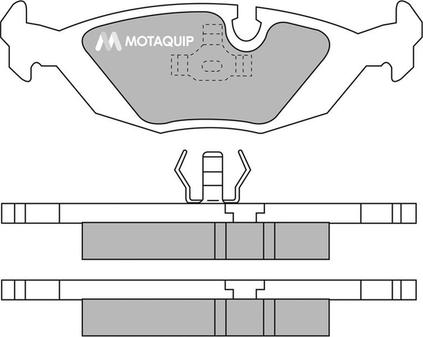 Motaquip LVXL503 - Гальмівні колодки, дискові гальма autocars.com.ua