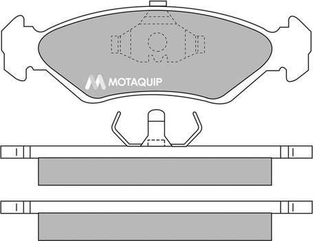 Motaquip LVXL536 - Гальмівні колодки, дискові гальма autocars.com.ua