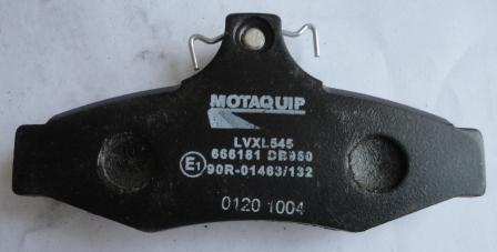 Motaquip LVXL545 - Гальмівні колодки, дискові гальма autocars.com.ua