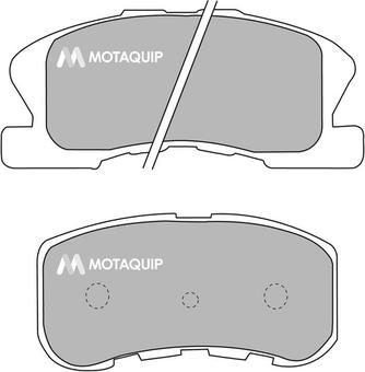 Motaquip LVXL546 - Гальмівні колодки, дискові гальма autocars.com.ua