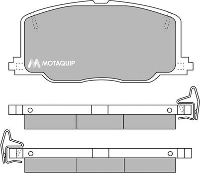 Motaquip LVXL559 - Гальмівні колодки, дискові гальма autocars.com.ua