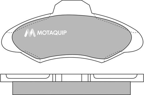Motaquip LVXL563 - Тормозные колодки, дисковые, комплект autodnr.net