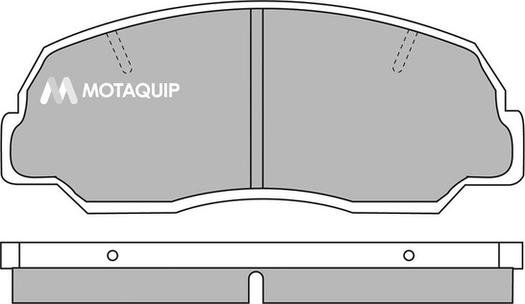 Motaquip LVXL584 - Гальмівні колодки, дискові гальма autocars.com.ua