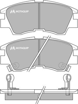 Motaquip LVXL588 - Гальмівні колодки, дискові гальма autocars.com.ua