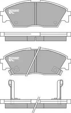Starline BD S124 - Гальмівні колодки, дискові гальма autocars.com.ua