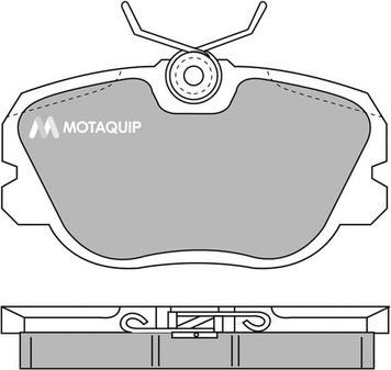 Motaquip LVXL603 - Гальмівні колодки, дискові гальма autocars.com.ua