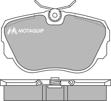 Motaquip LVXL614 - Гальмівні колодки, дискові гальма autocars.com.ua