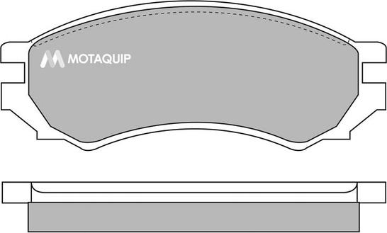 Motaquip LVXL615 - Гальмівні колодки, дискові гальма autocars.com.ua