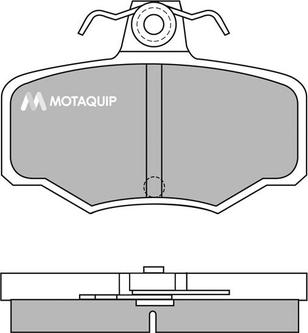 Motaquip LVXL626 - Гальмівні колодки, дискові гальма autocars.com.ua