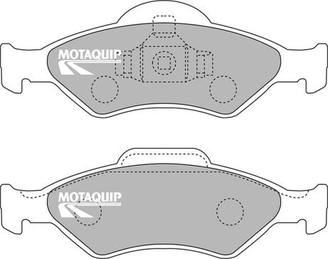 Motaquip LVXL648 - Гальмівні колодки, дискові гальма autocars.com.ua