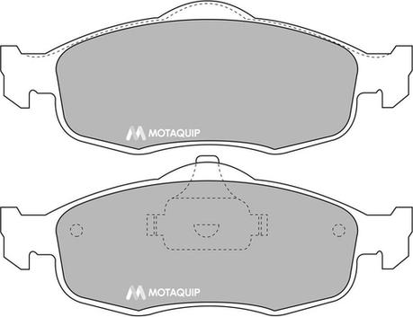 Motaquip LVXL662 - Гальмівні колодки, дискові гальма autocars.com.ua