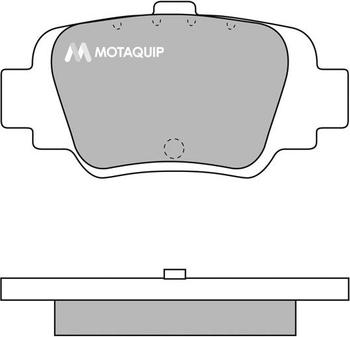 Motaquip LVXL663 - Гальмівні колодки, дискові гальма autocars.com.ua