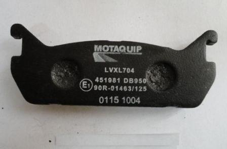 Motaquip LVXL704 - Гальмівні колодки, дискові гальма autocars.com.ua