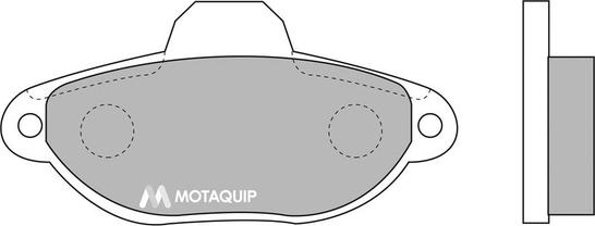 Motaquip LVXL706 - Гальмівні колодки, дискові гальма autocars.com.ua